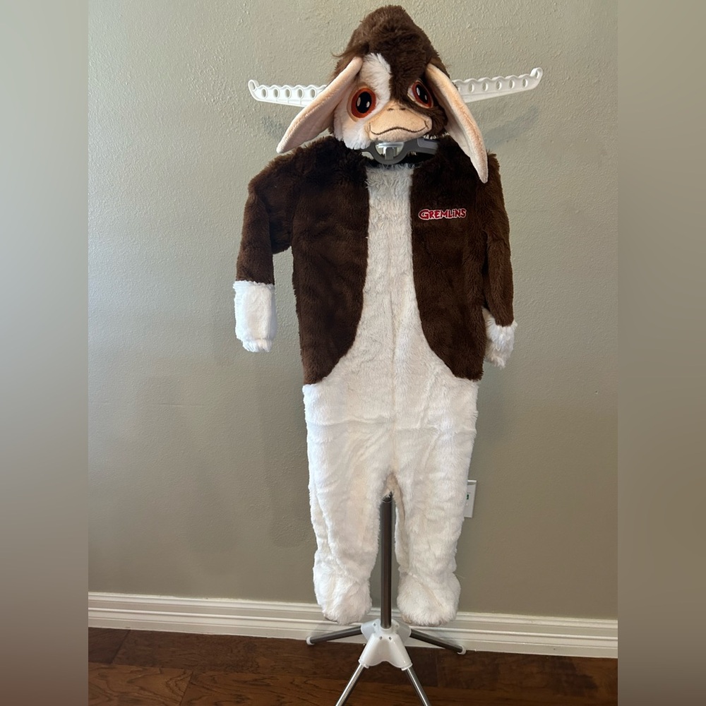 Gizmo Gremlins Kids Costume - Brown and White - Picture 2 of 8